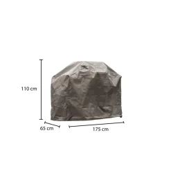 Outdoor Covers barbecue hoes - grijs - 195x65x110 cm