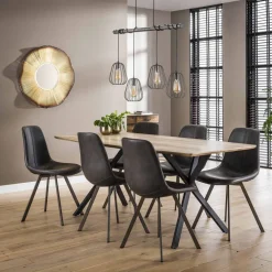 DH Interior Ovale Eettafel Hanna Eikenlook 190x90 cm