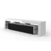 Tv Meubels-Homlando Panama TV-meubel 190 x 45 x 35 cm Glanzend zwart fronten zonder verlichting