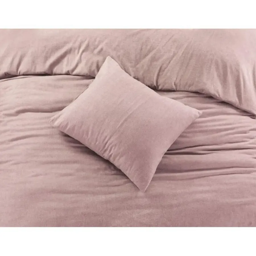 Papillon dekbedovertrek Brienz flanel - 140x200/220cm - Roze