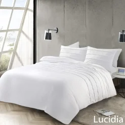 Papillon Deluxe+ Papillon dekbedovertrek Lucidia - 200x200/220 - wit