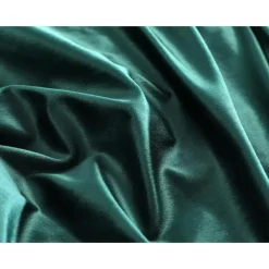 2-Persoons Dekbedovertrekken-Papillon dekbedovertrek Uni Velvet - 200x200/220 cm - Groen