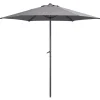 Leen Bakker Parasol Blanca - antraciet - Ø250 cm