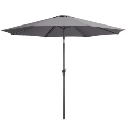 Leen Bakker Parasol Dorado - antraciet - Ø300 cm