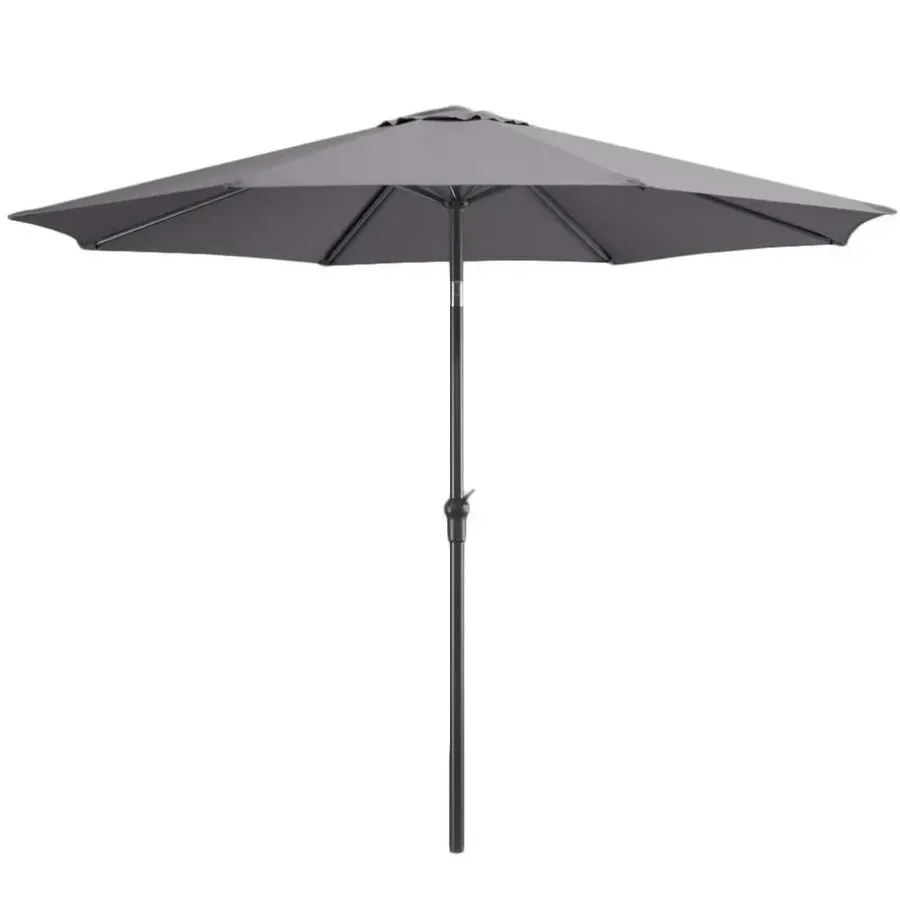 Leen Bakker Parasol Dorado - antraciet - Ø300 cm
