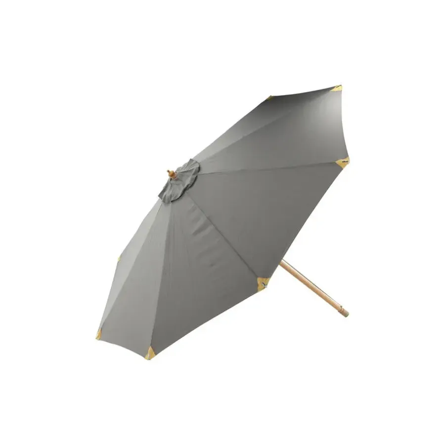 Fjôrd Parasol Grijs Stof - 330x330x258cm - Nypo