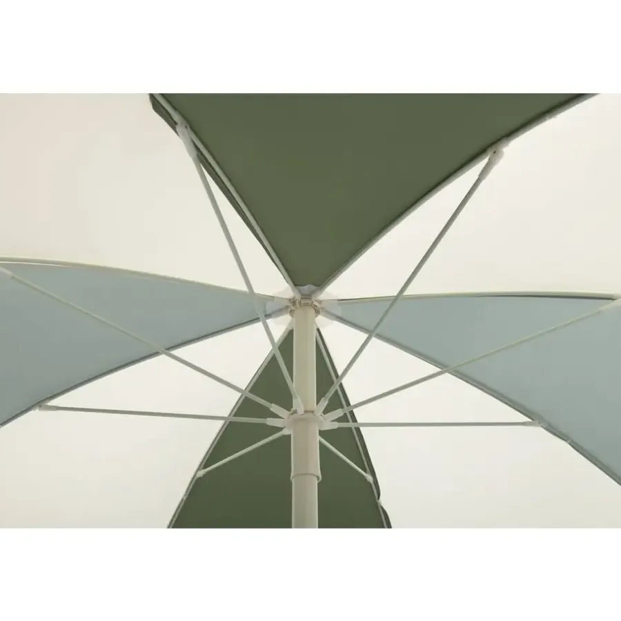 Leen Bakker Parasol Oliva tilt - zand/groen - Ø200 cm