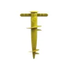 Parasolvoeten-Merkloos Parasolharing - geel - kunststof - D22-32 mm x H31 cm