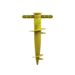 Parasolvoeten-Merkloos Parasolharing - geel - kunststof - D22-32 mm x H31 cm