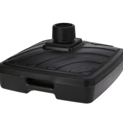Parasolvoeten-Merkloos Parasolvoet - vierkant - antraciet grijs - D55 cm - 40 liter
