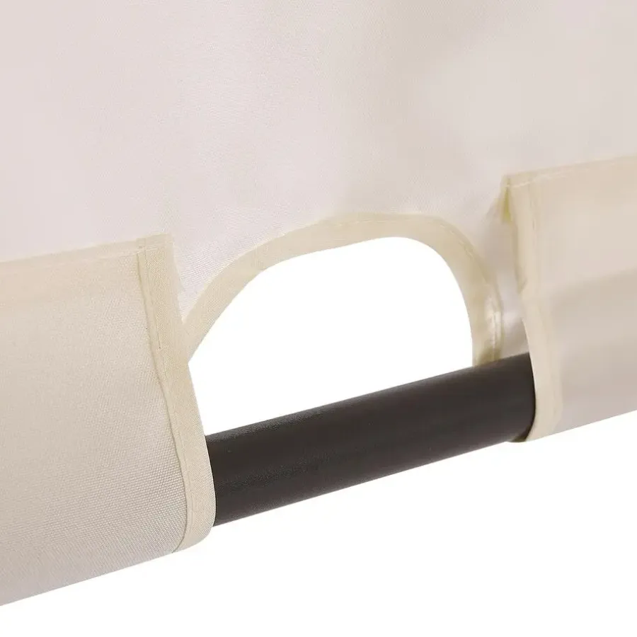 Terrasoverkappingen-Beliani PARGA - Tuinpaviljoen - Beige - Polyester