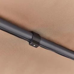 Terrasoverkappingen-Beliani PARGA - Tuinpaviljoen - Bruin - Polyester