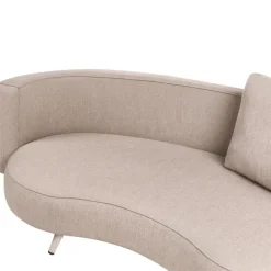 Leen Bakker PARORI - Tuinbank 3-zits - Beige - Rechtszijdig - Olefine
