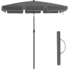 Parasols-Parya Garden - rechthoekige parasol - Grijs - met Tas