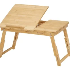 Dienbladen-Parya Home - Houten Laptoptafel - Bamboe - Bruin
