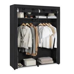 Parya Home - Opvouwbare Garderobekast - Zwart