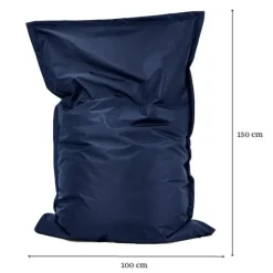 Zitzakken-Parya Home - Ruime zitzakken - Kussen - Nylon - 100x150 cm - blauw