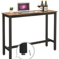 Bartafels-Parya Home - Smalle bartafel - Metale frame - Industrieel