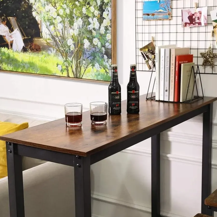 Bartafels-Parya Home - Smalle bartafel - Metale frame - Industrieel