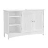 Parya Home - Wastafelonderkast -Badkamerkast - 2 Deuren - 2 Planken - Hout - Wit