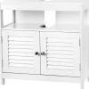 Bobbel Home Parya Home - Wastafelonderkast -Badkamerkast - 2 Deuren - Wit