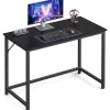 Bureaus-Parya Home Compact Bureau – Modern computerbureau - metalen frame