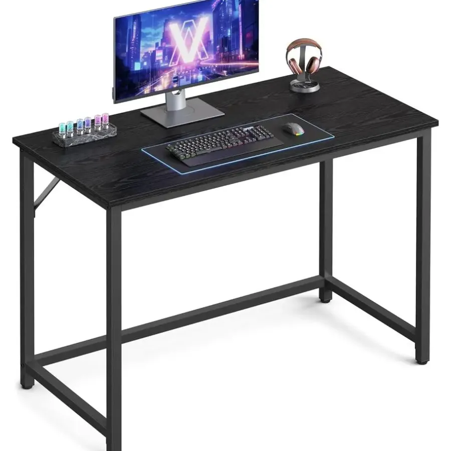 Bureaus-Parya Home Compact Bureau – Modern computerbureau - metalen frame