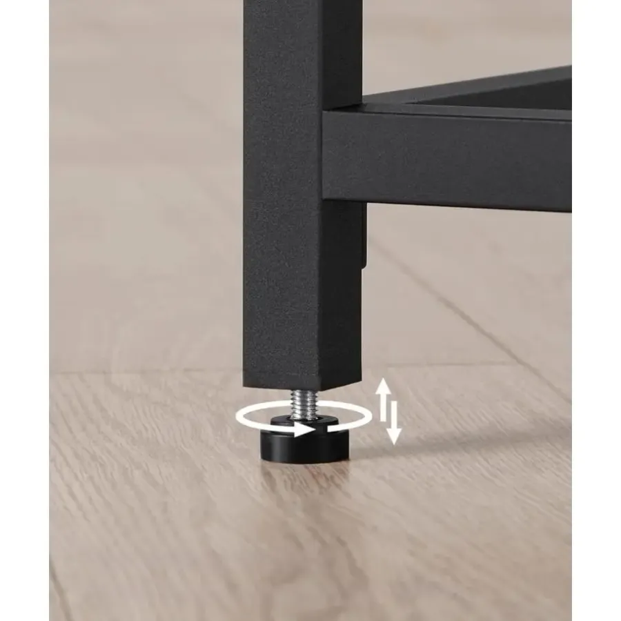 Bureaus-Parya Home Compact Bureau – Modern computerbureau - metalen frame