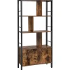 Boekenkasten|Boekenkasten-Parya Home Industriėle Boekenkast – Staande kast met 4 legplanken