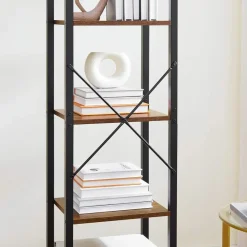 Stellingkasten-Parya Home Opbergrek met stalen frame, voor woonkamer