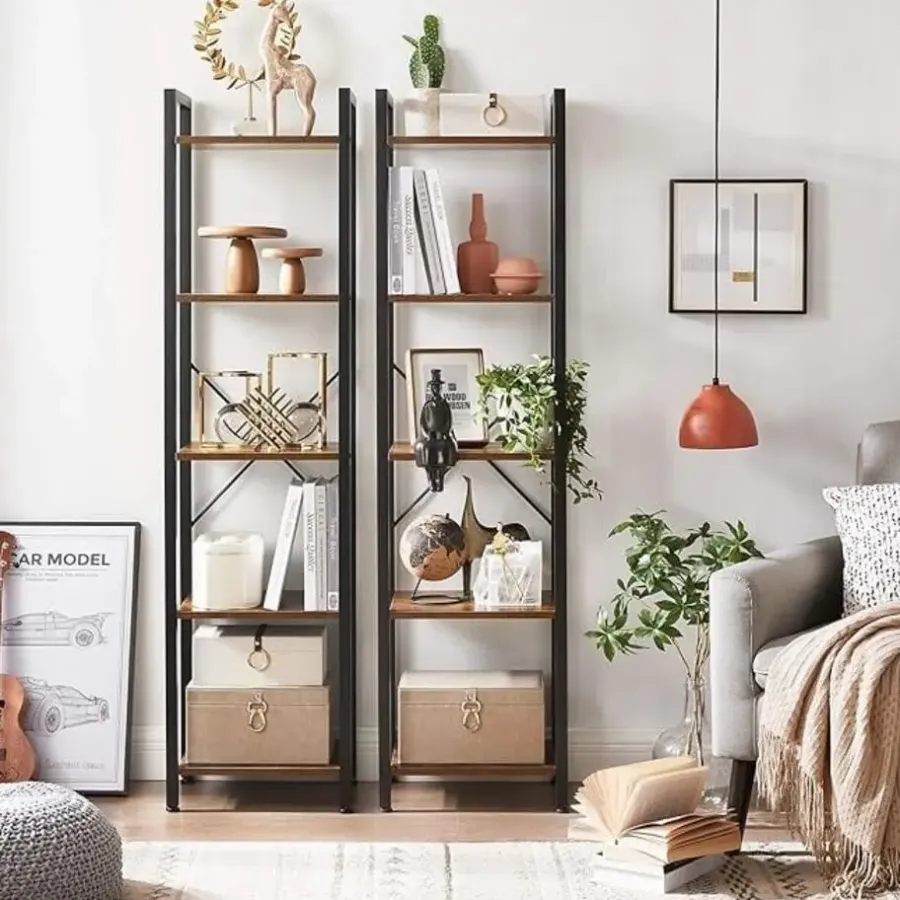 Stellingkasten-Parya Home Opbergrek met stalen frame, voor woonkamer