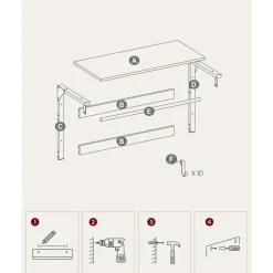 Parya Home Wandkapstok met Plank – wandplank met 10 haken