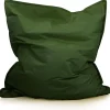 Parya Zitzak Nylon - Zitzakfauteuil - Woonkamerzitzak - DonkerGroen - 130