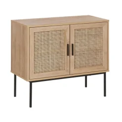 Dressoirs-Beliani PASCO - Sideboard - Lichte houtkleur - Vezelplaat
