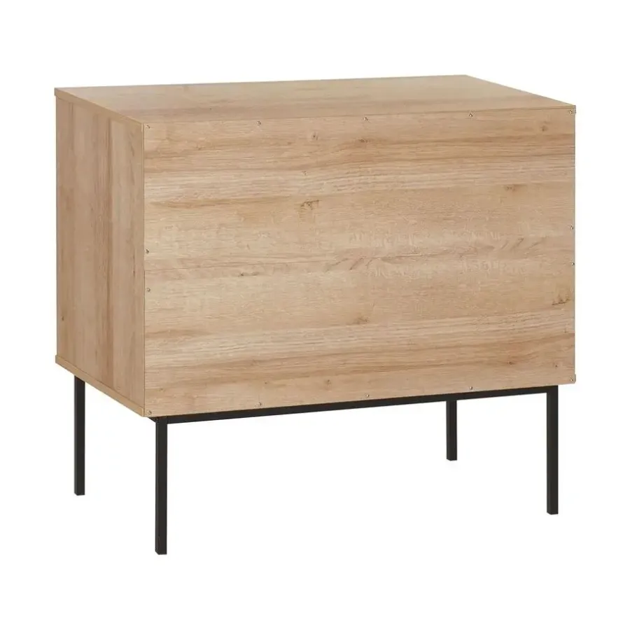Dressoirs-Beliani PASCO - Sideboard - Lichte houtkleur - Vezelplaat