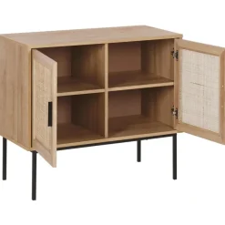 Dressoirs-Beliani PASCO - Sideboard - Lichte houtkleur - Vezelplaat