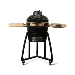 Barbecues En Accessoires-Patton Kamado 16 inch Premium Black incl bluetooth control