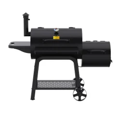 Barbecues En Accessoires-Patton Smoker Houtskoolbarbecue Oklahoma - Zwart