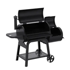 Barbecues En Accessoires-Patton Smoker Houtskoolbarbecue Oklahoma - Zwart