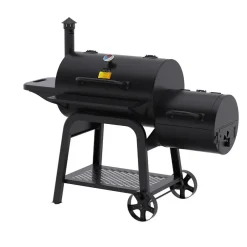 Barbecues En Accessoires-Patton Smoker Houtskoolbarbecue Oklahoma - Zwart
