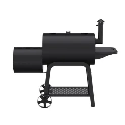 Barbecues En Accessoires-Patton Smoker Houtskoolbarbecue Oklahoma - Zwart