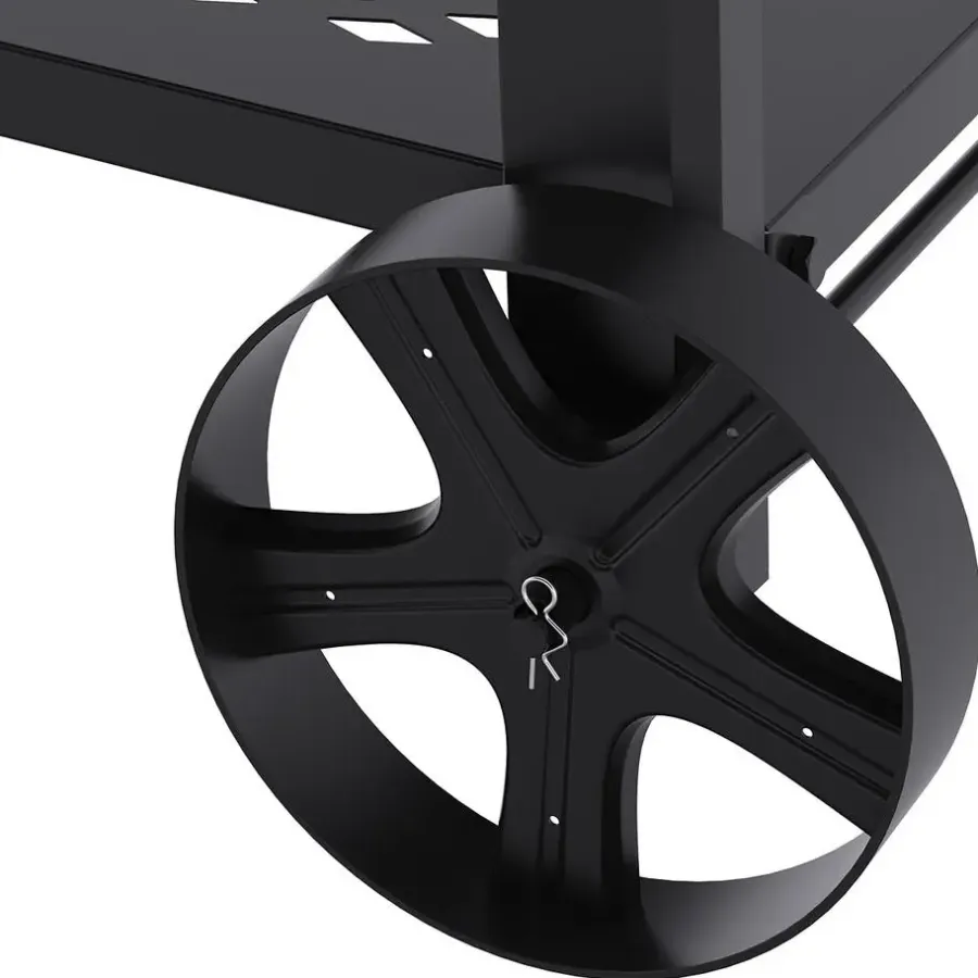 Barbecues En Accessoires-Patton Smoker Houtskoolbarbecue Oklahoma - Zwart