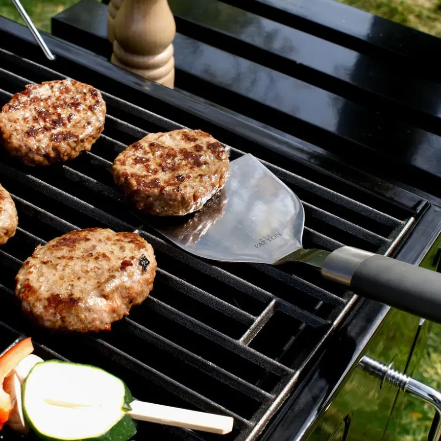 Barbecues En Accessoires-Patton Solid RVS Teppanyaki Spatel met Softgrip