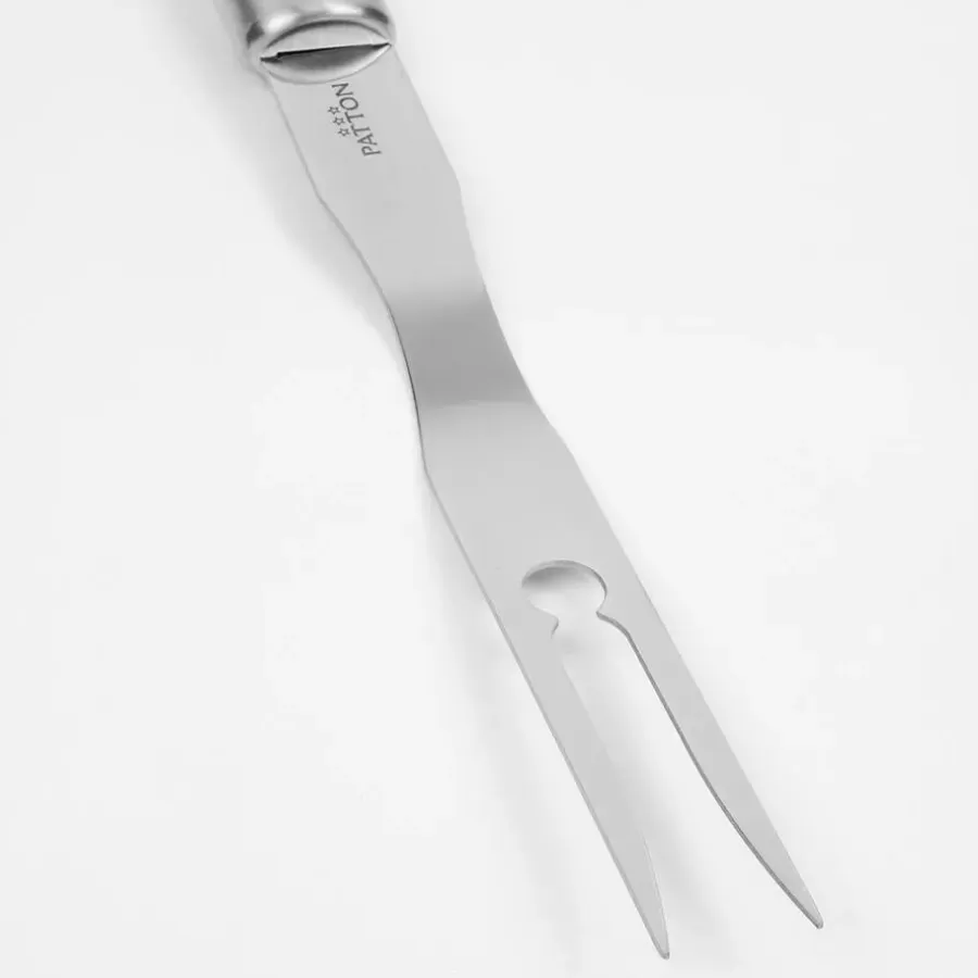 Barbecues En Accessoires-Patton Solid RVS Vleesvork met Softgrip
