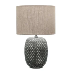 Tafellampen-Pauleen Pretty Classy Tafellamp - E27 - Grijs/Zand