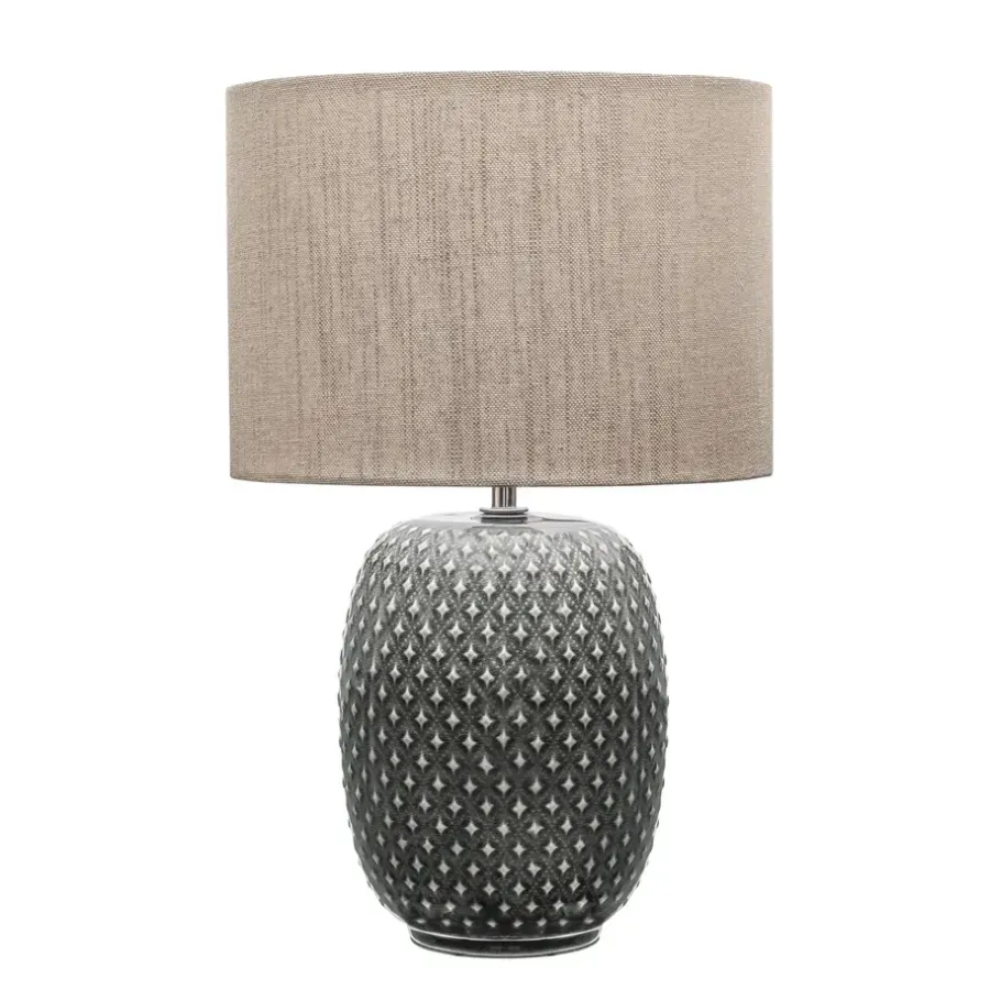 Tafellampen-Pauleen Pretty Classy Tafellamp - E27 - Grijs/Zand
