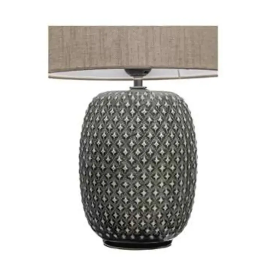Tafellampen-Pauleen Pretty Classy Tafellamp - E27 - Grijs/Zand