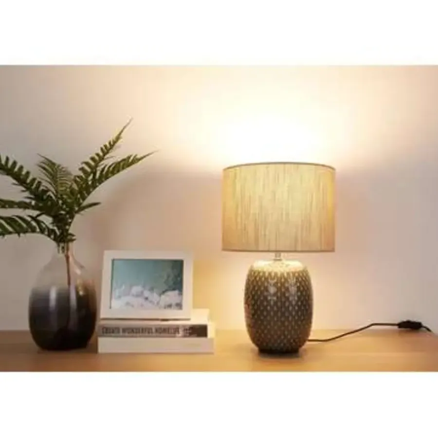 Tafellampen-Pauleen Pretty Classy Tafellamp - E27 - Grijs/Zand