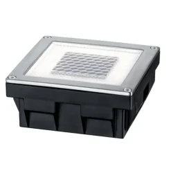 Grondspots-Paulmann Grondinbouwlamp Cube - Solar - 100x100mm - 0,24W - IP67