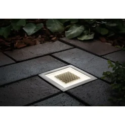 Grondspots-Paulmann Grondinbouwlamp Cube - Solar - 100x100mm - 0,24W - IP67